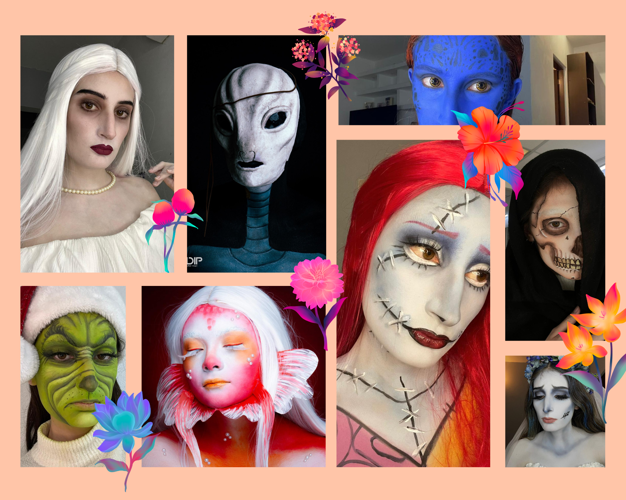 Collage de portafolio Fantasía