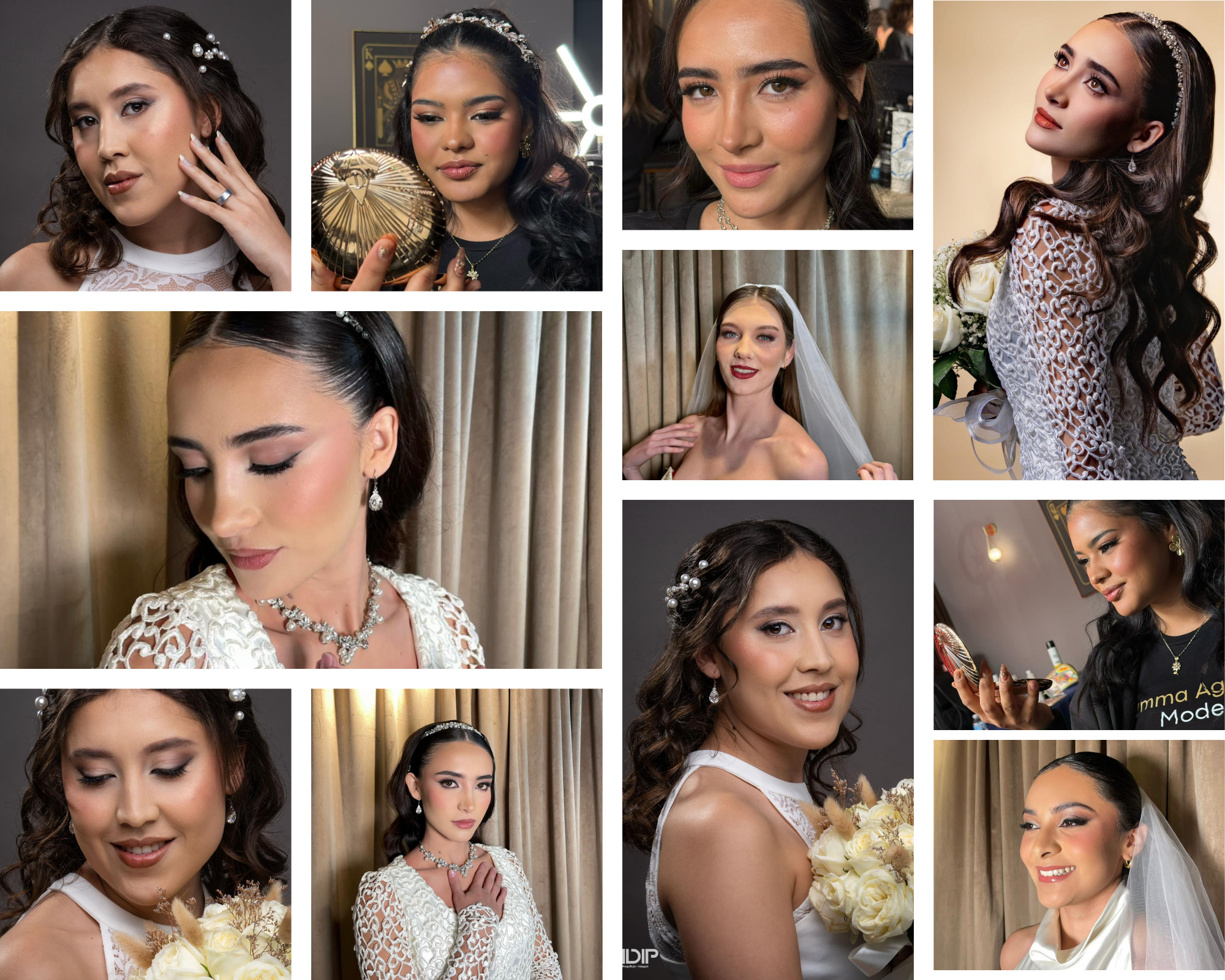Collage de portafolio Novias